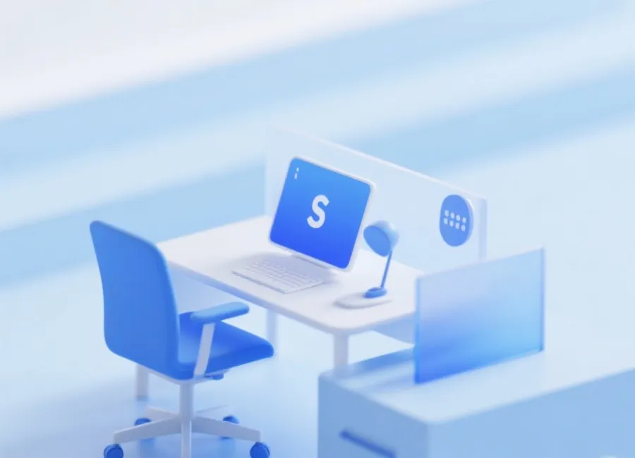 客服与技术支持插画